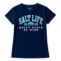 Salt Life State of Mind Women's T-Shirt Navy Blue
