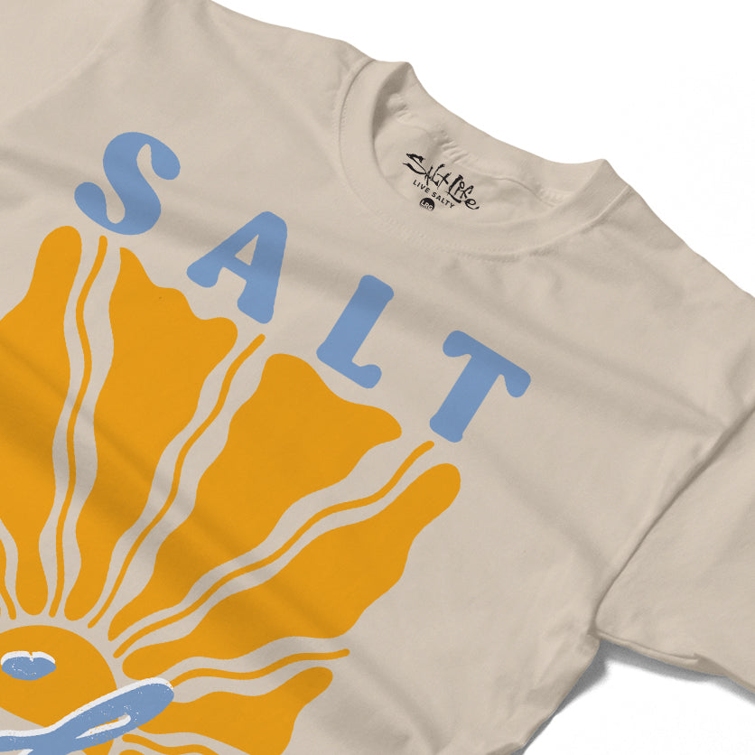 Salt Life Sun Burst Women's T-Shirt Natural