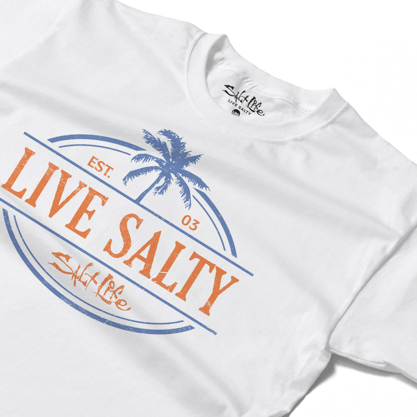 Salt Life Live Salty Women's T-Shirt White