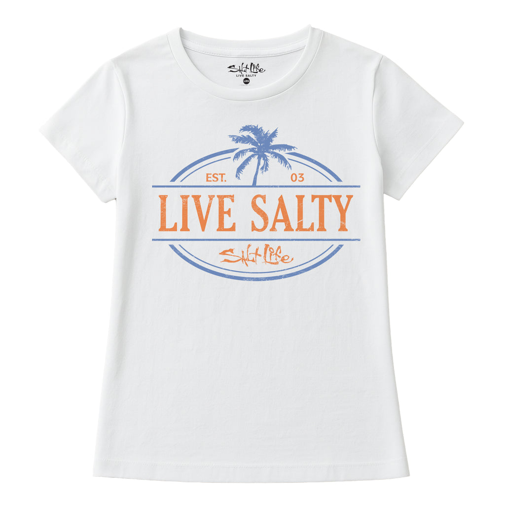 Salt Life Live Salty Women's T-Shirt White