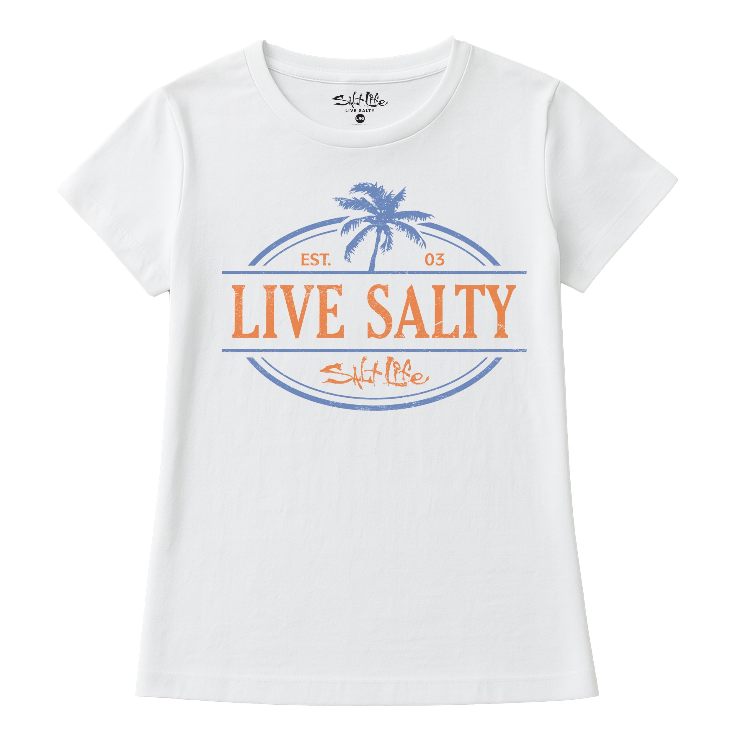 Salt Life Live Salty Women's T-Shirt White