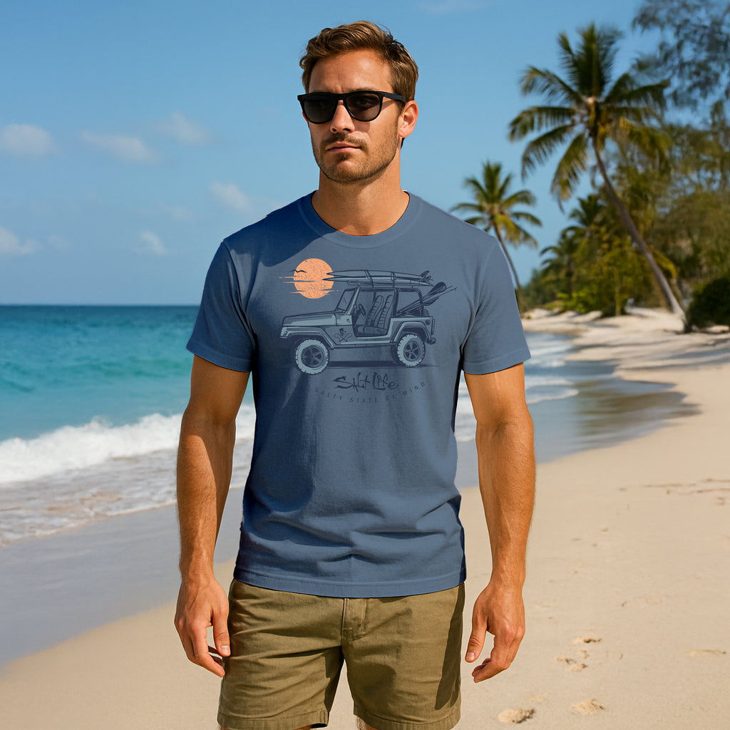 Salt Life Cruising Men's T-Shirt Indigo Blue