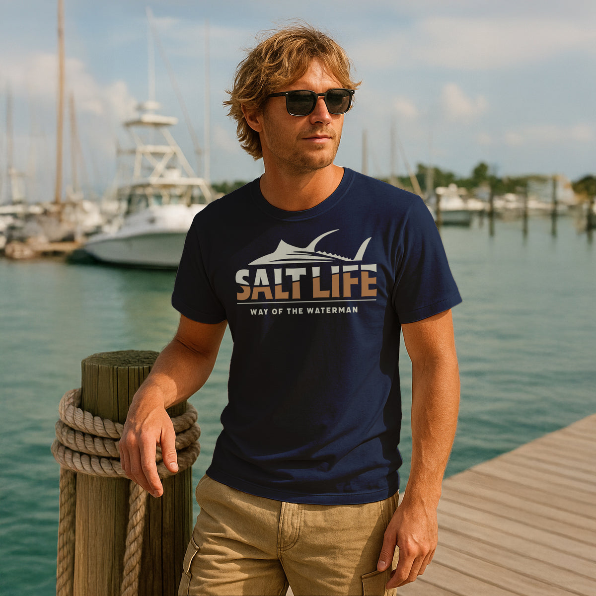 Salt Life Waterman Men's T-Shirt