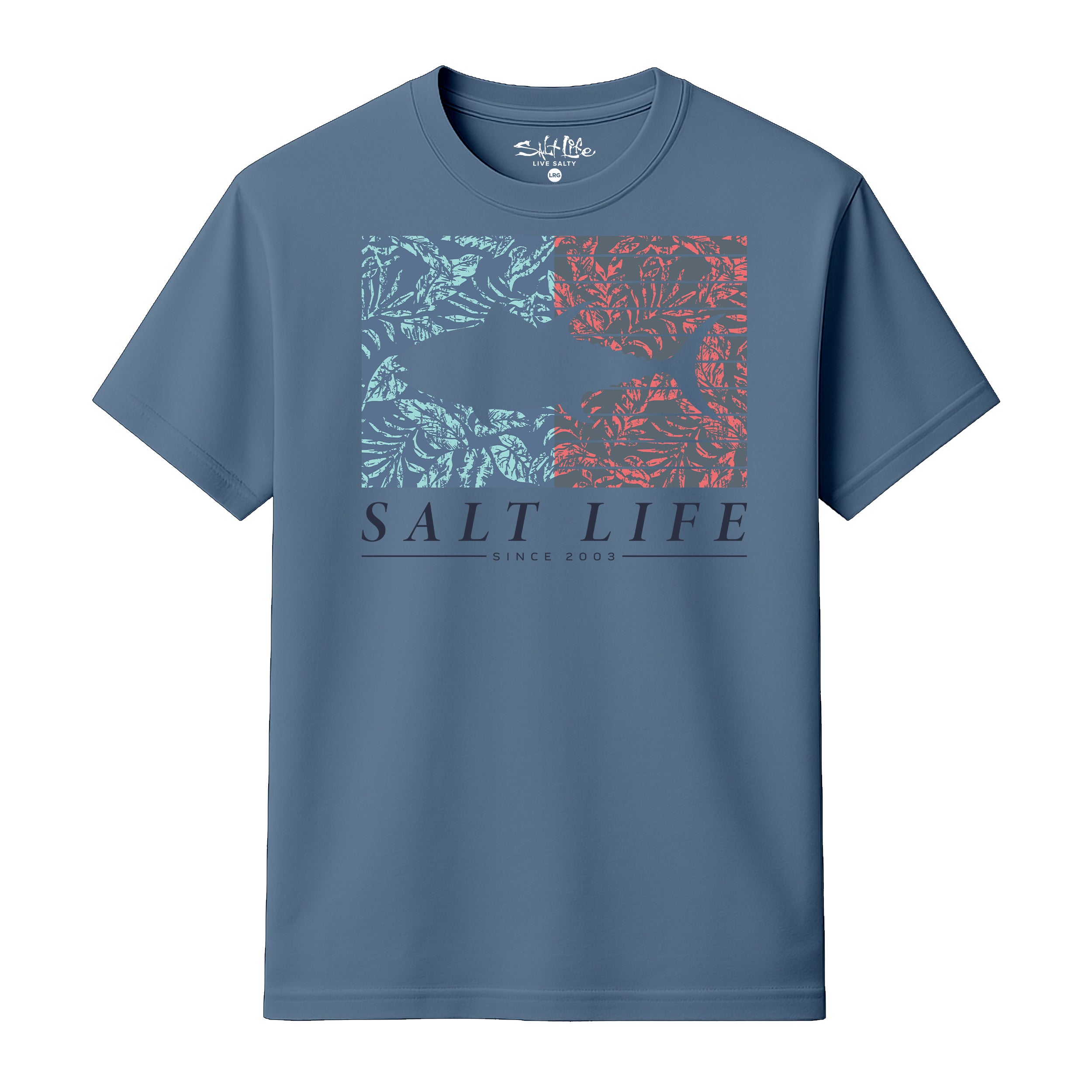Salt Life Heritage Men's T-Shirt Indigo Blue