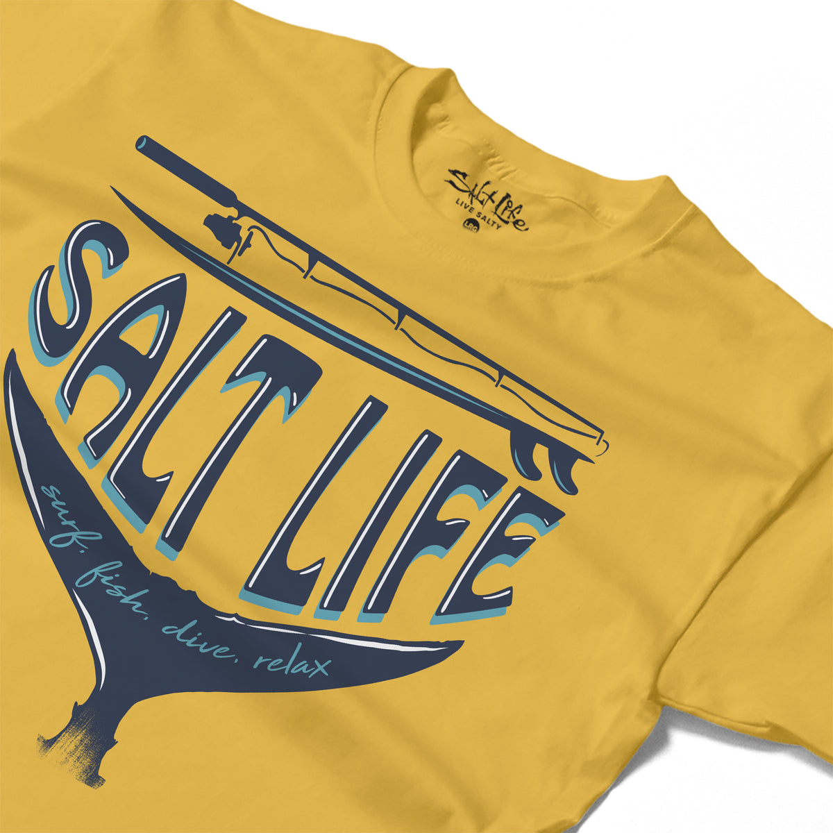 Salt Life Reel Wicked Men's T-Shirt Yellow