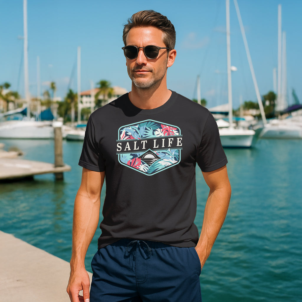 Salt Life Retro Tropical Men's T-Shirt