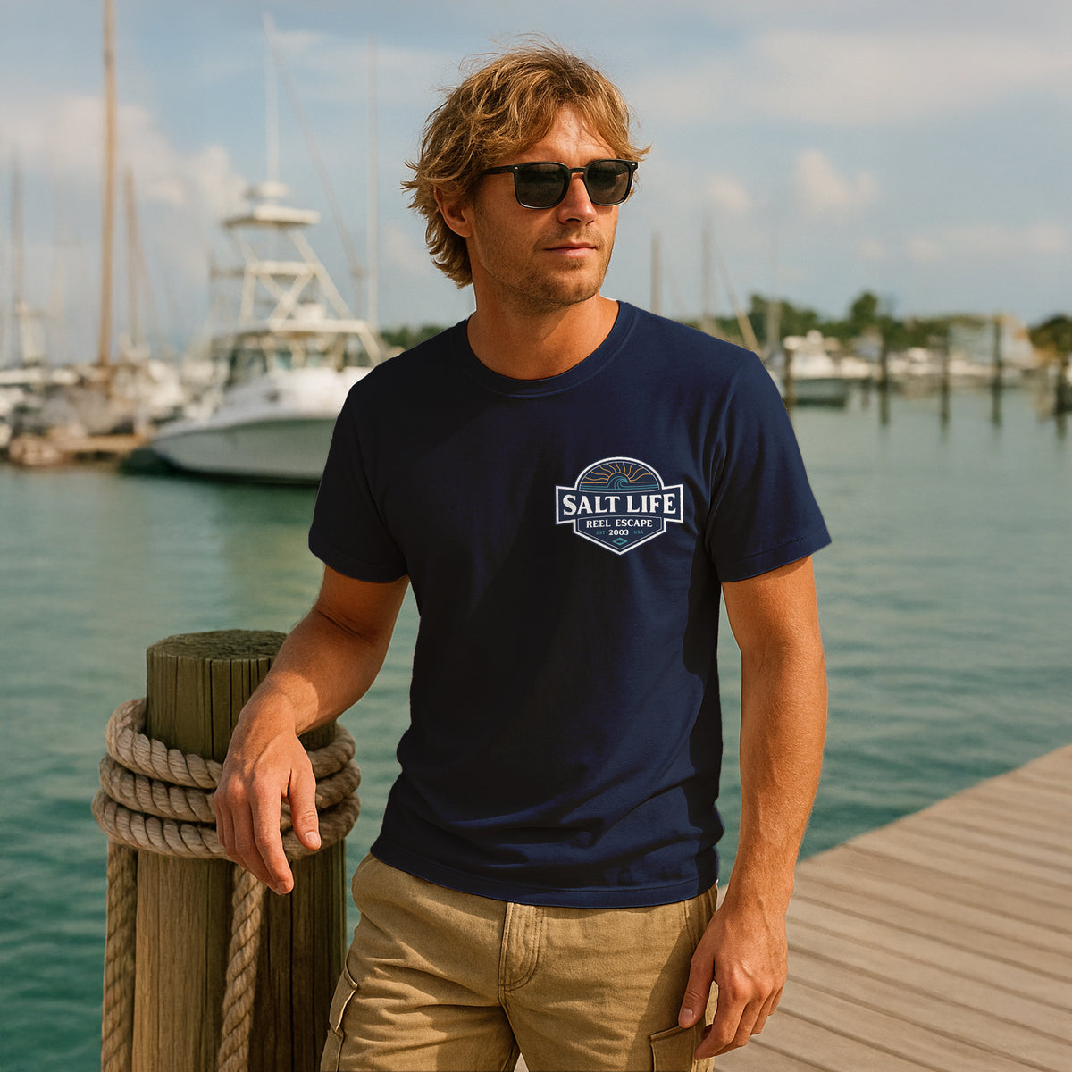 Salt Life Easy Days Men's T-Shirt