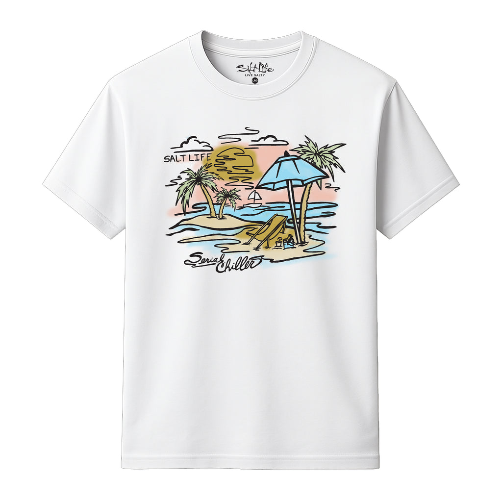 Salt Life Serial Chiller Men's T-Shirt White