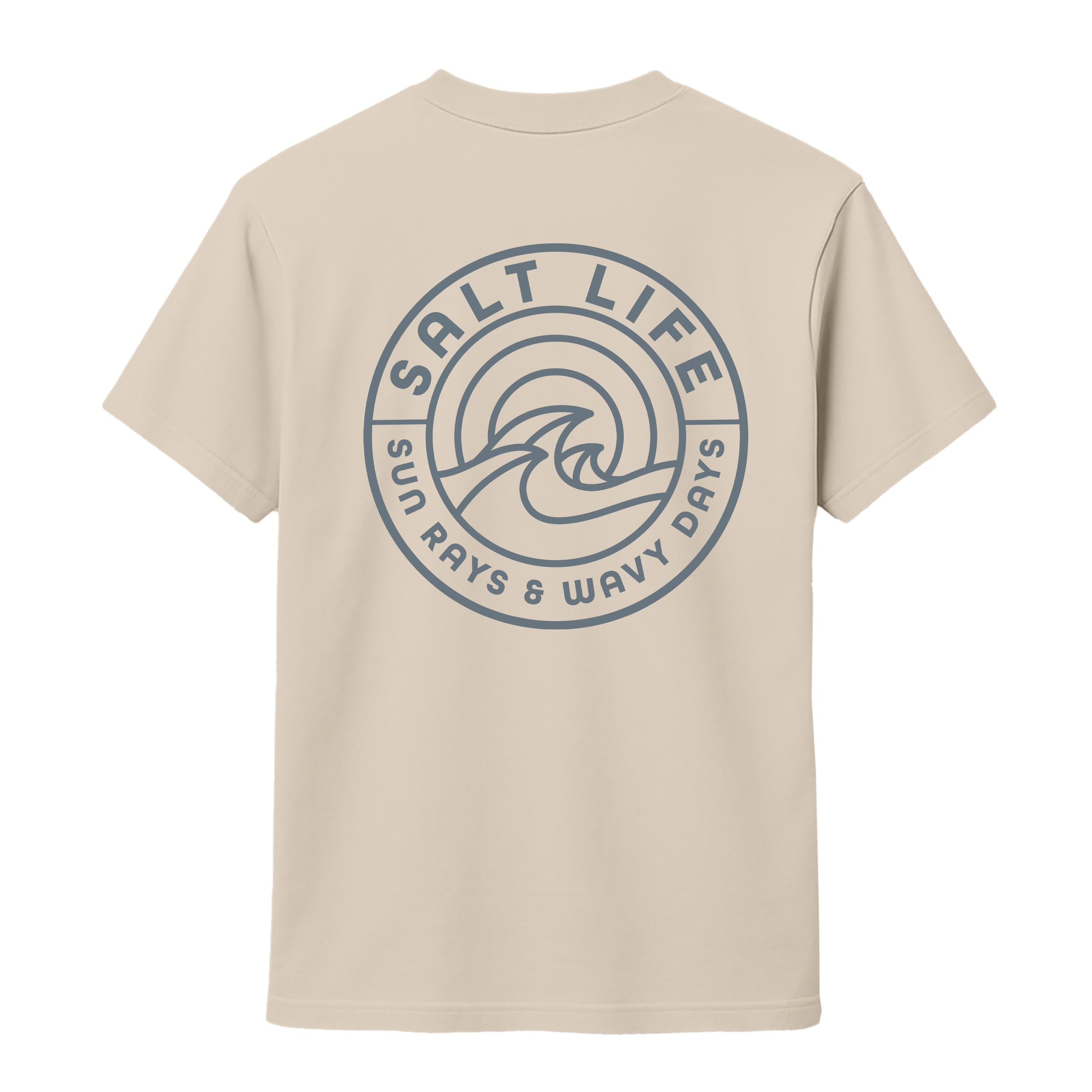 Salt Life Mono Men's T-Shirt Ecru