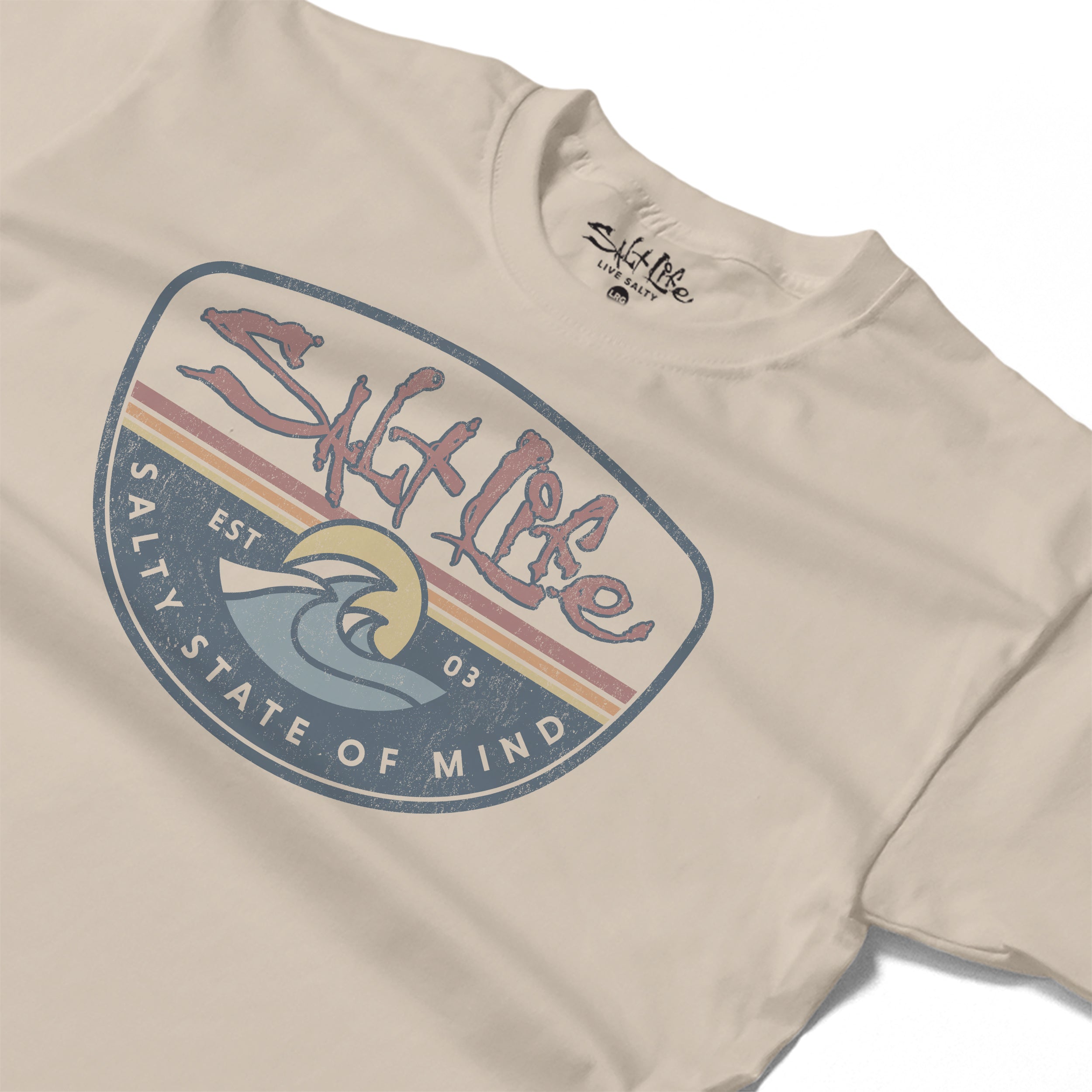 Salt Life Daily Wave Retro Men's T-Shirt