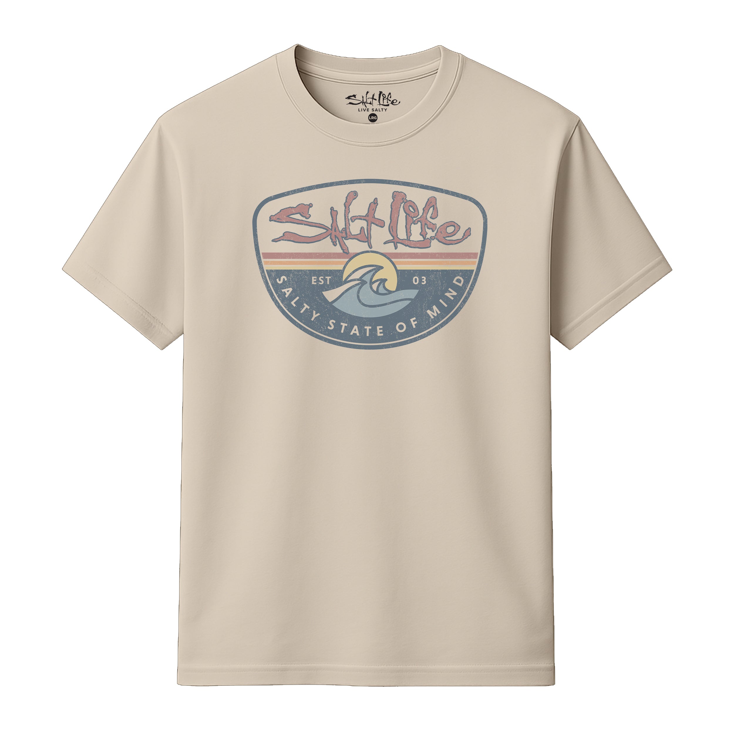 Salt Life Daily Wave Retro Men's T-Shirt