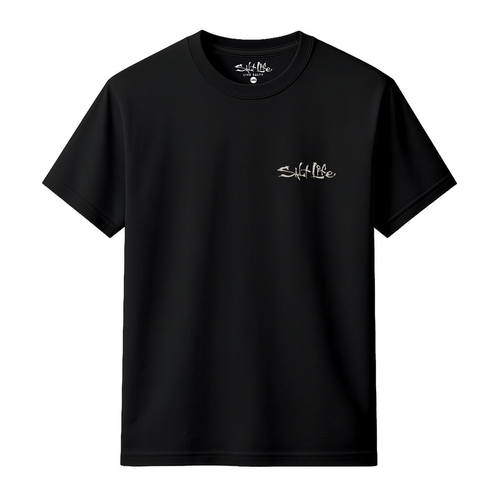 Salt Life East Coast Charter Men's T-Shirt Black