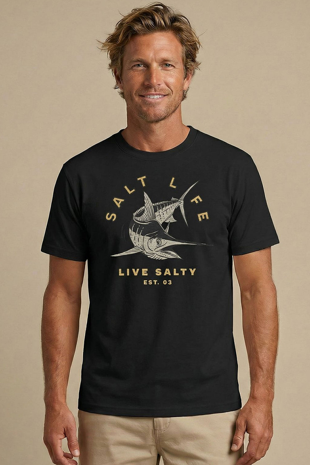 Salt Life Marlin Rush Retro Men's T-Shirt