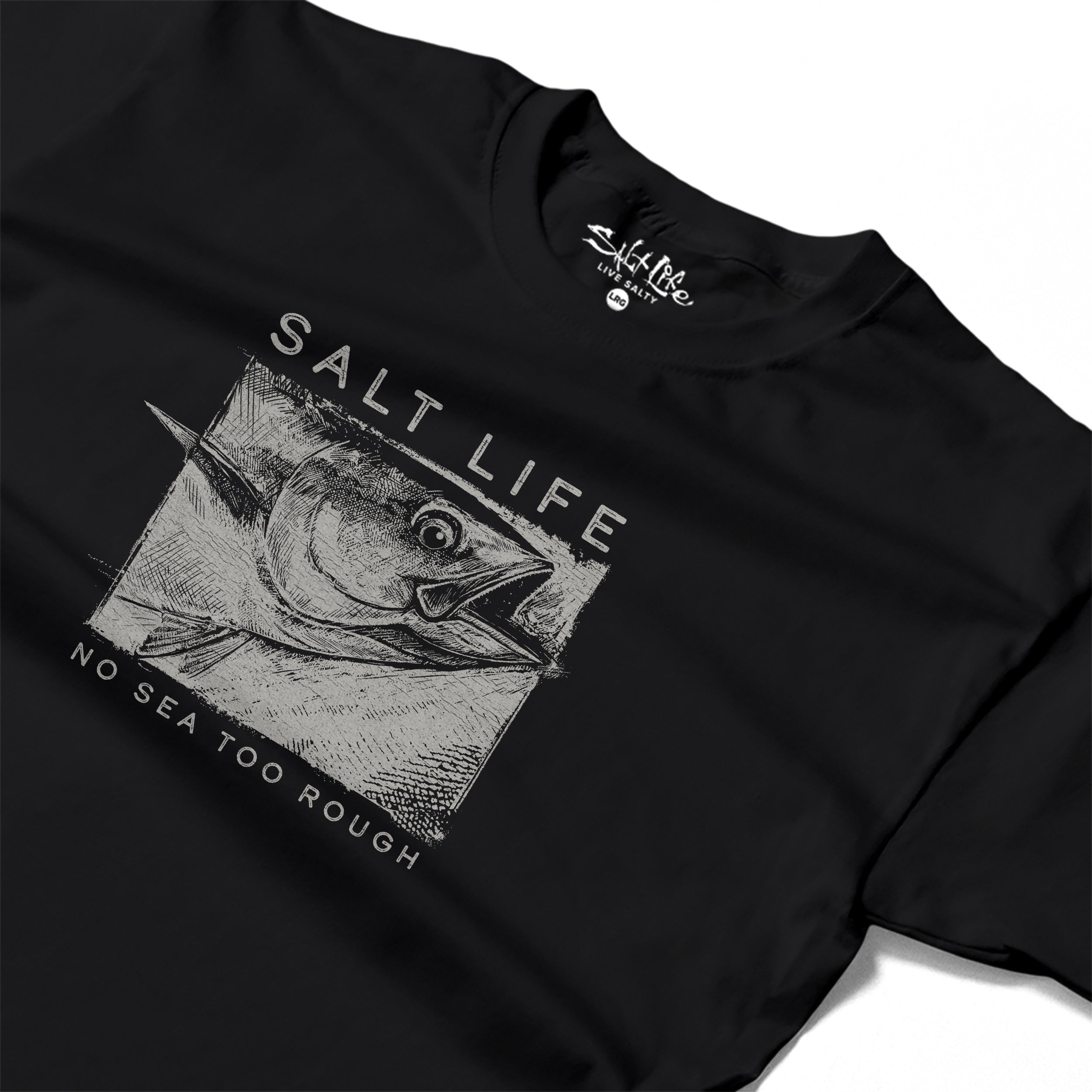Salt Life No Sea Too Rough Men's T-Shirt