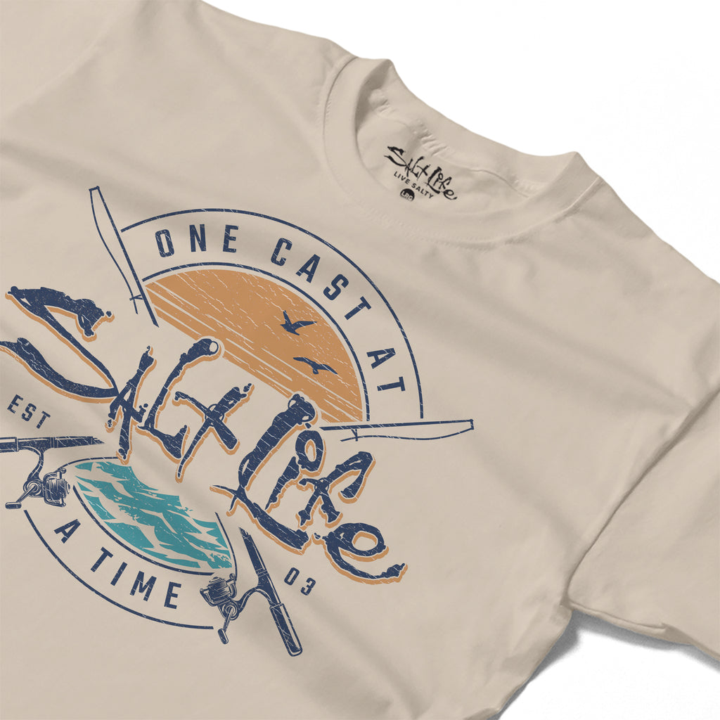 Salt Life One Cast Retro Men's T-Shirt