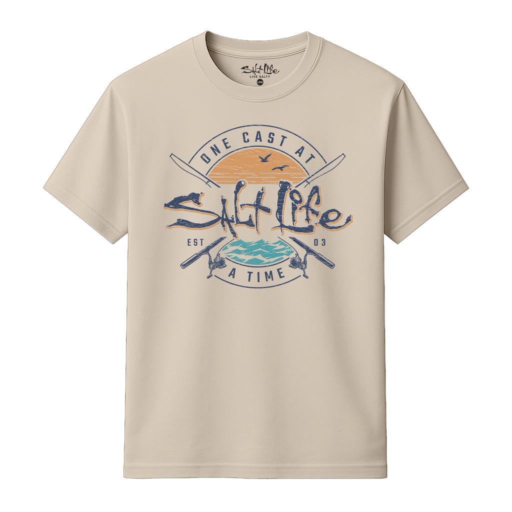 Salt Life One Cast Retro Men's T-Shirt