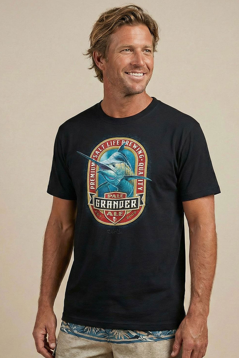 Salt Life Pale Ale Marlin Men's T-Shirt