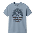 Salt Life Salty & Proud Retro Men's T-Shirt Light Blue