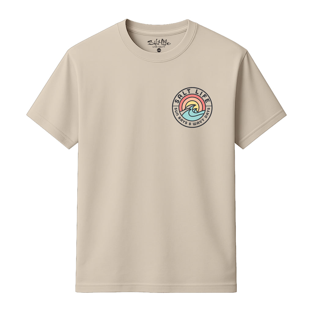 Salt Life Rays For Days Vintage Men's T-Shirt Navy