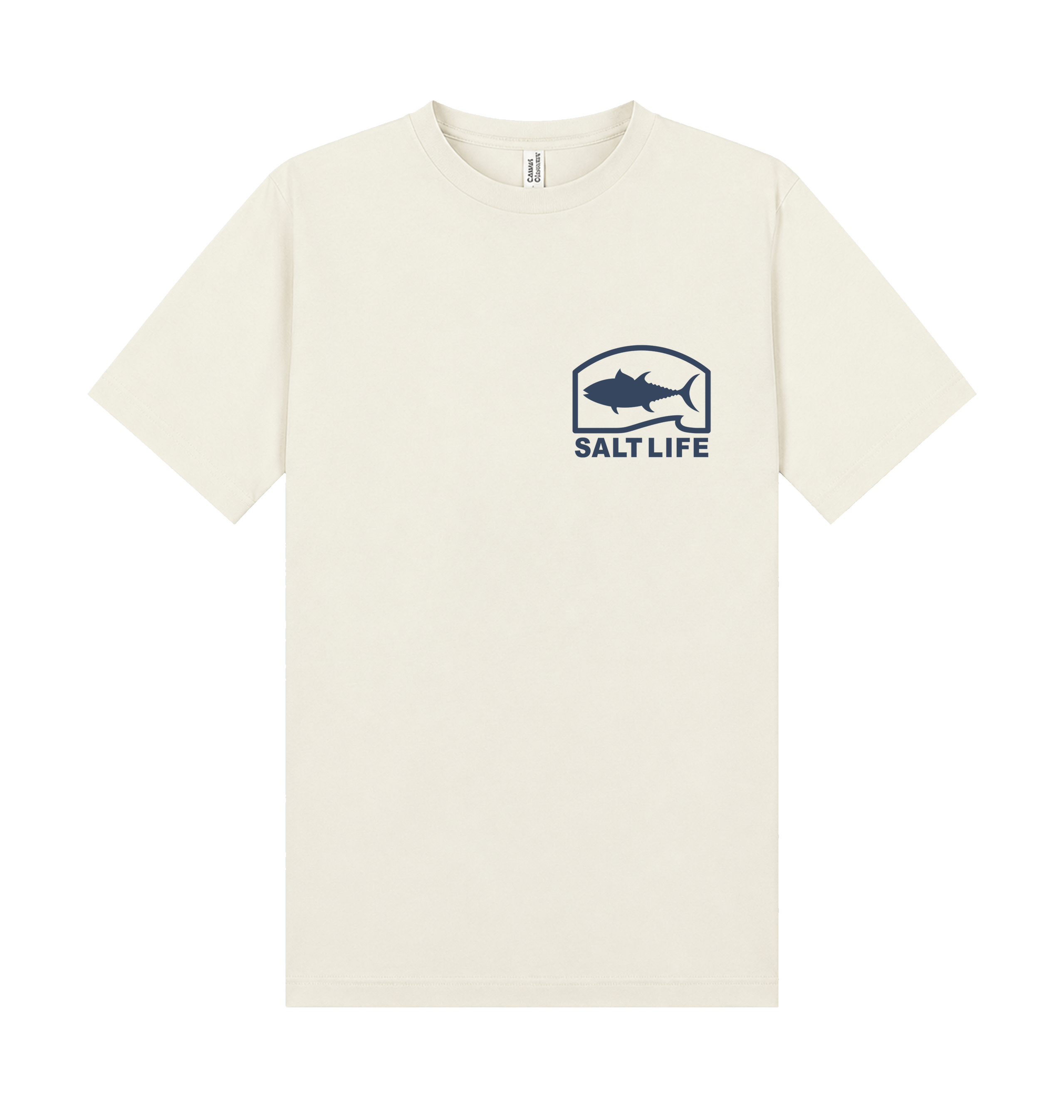 Ecru Printed T-shirt Front