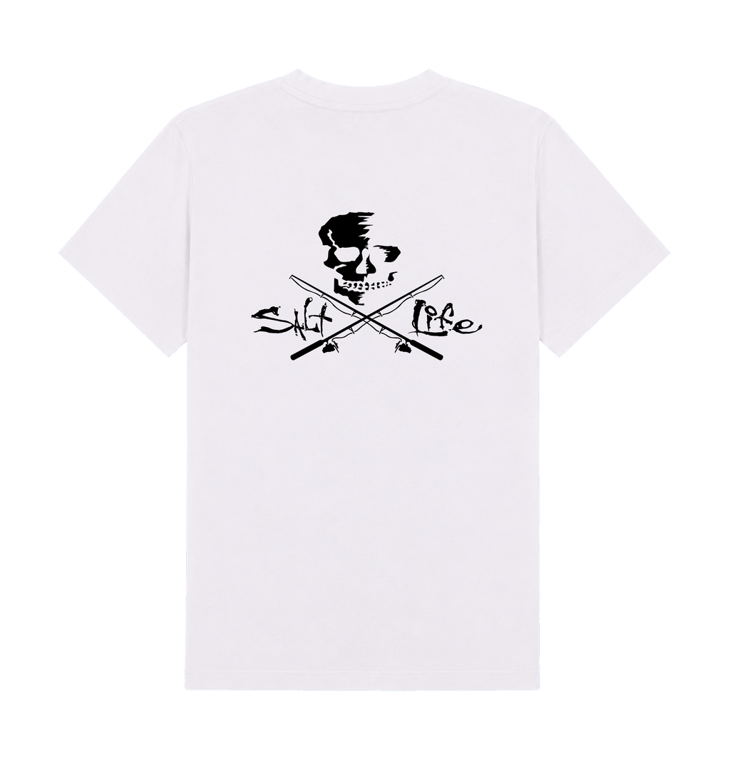 White Printed T-shirt Back