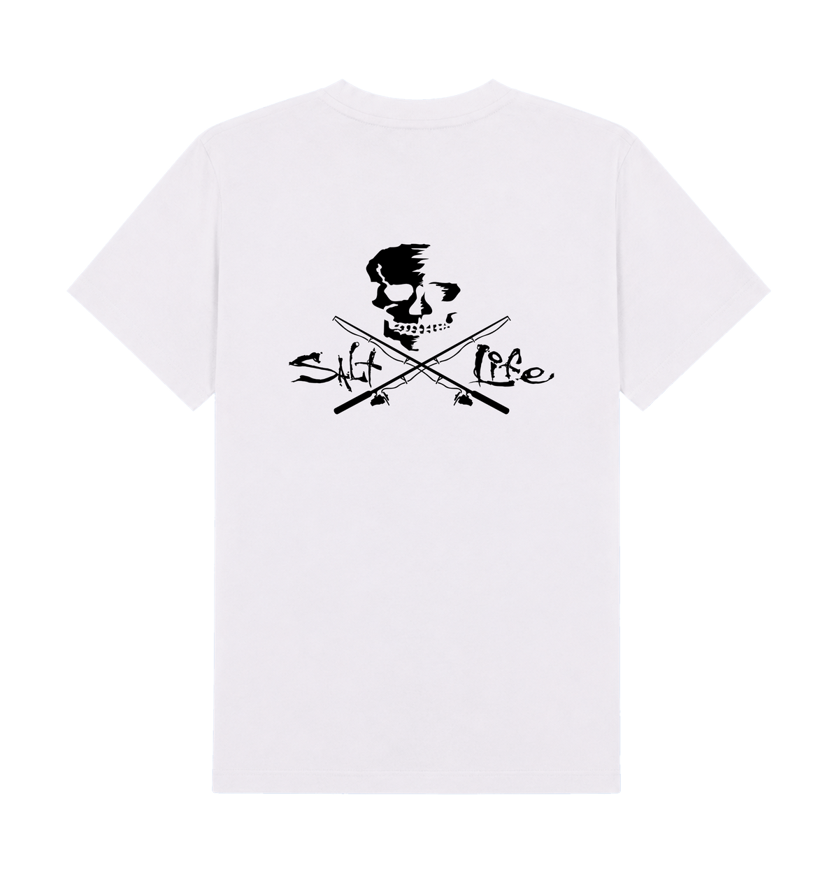 White Printed T-shirt Back