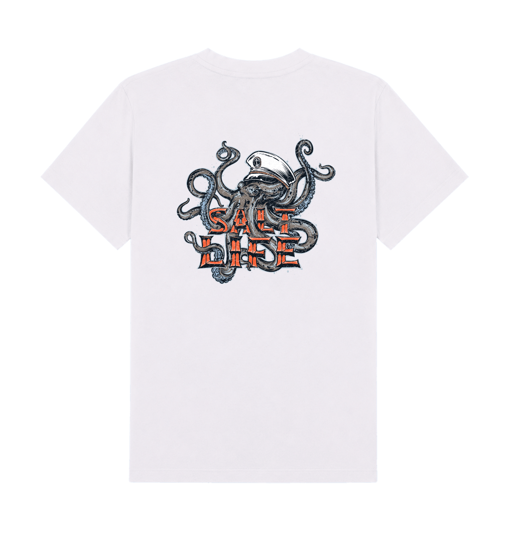 White Printed T-shirt Back