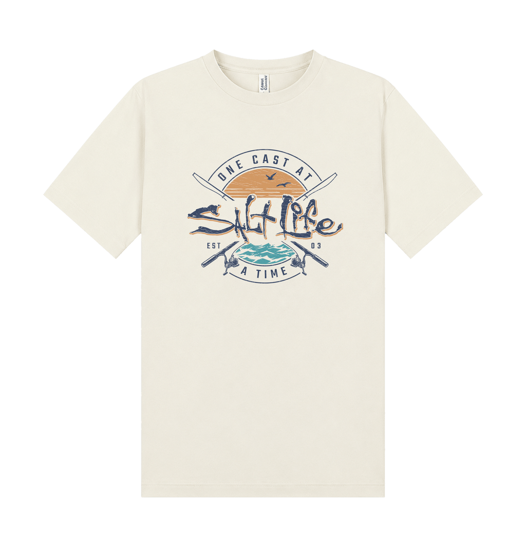 Ecru Printed T-shirt Front