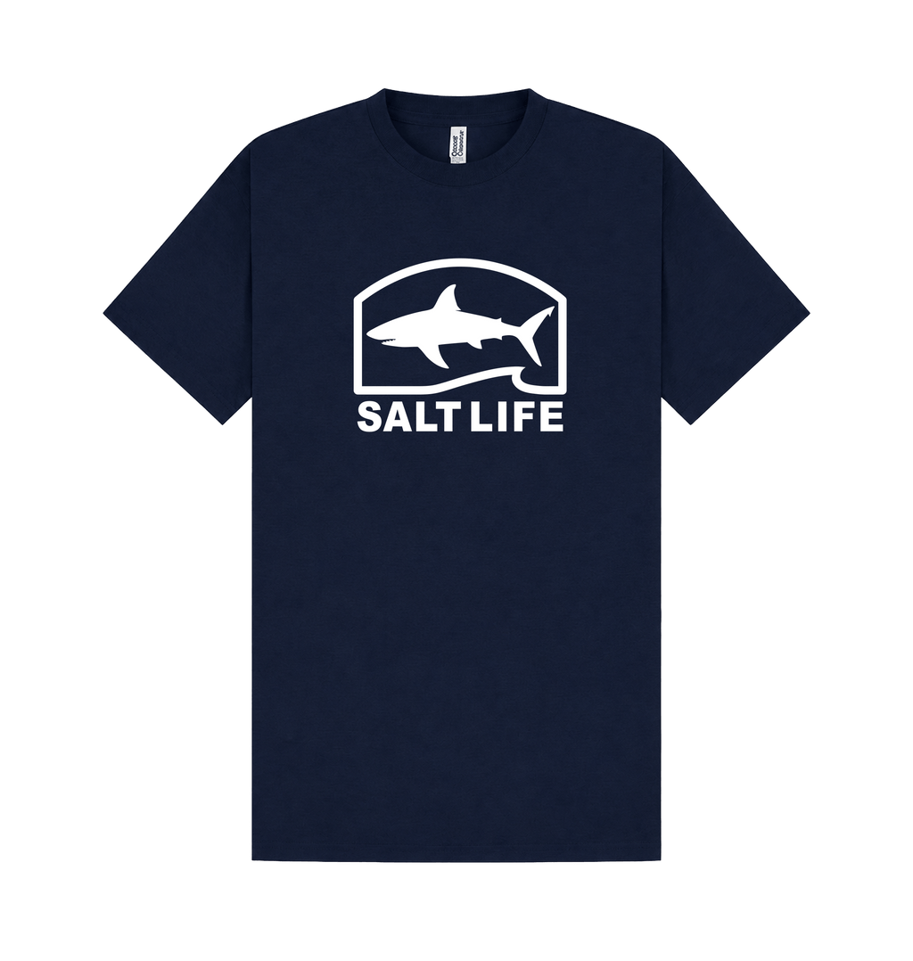 Navy Printed T-shirt Front