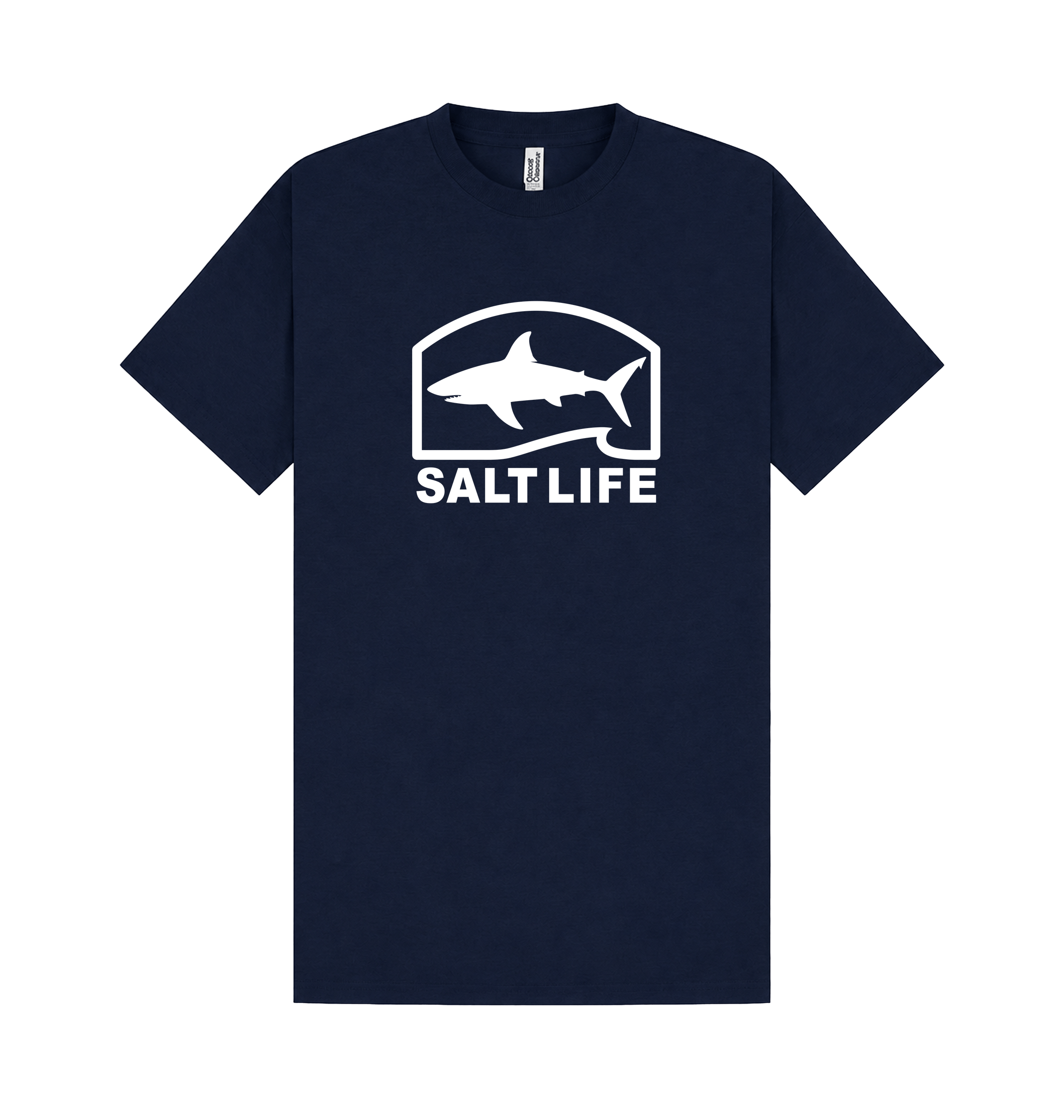 Navy Printed T-shirt Front