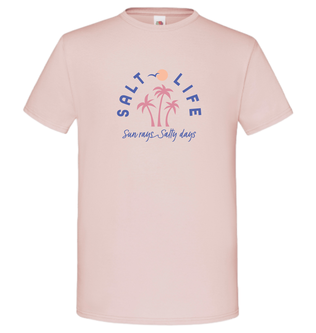 Powder Rose Printed T-shirt Front