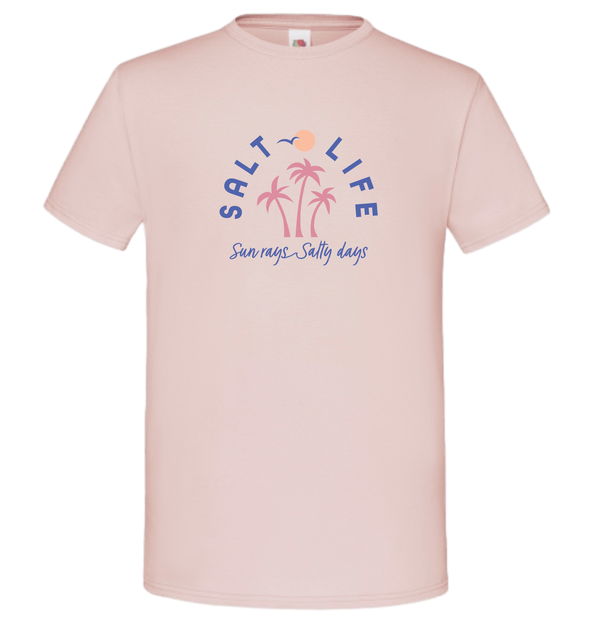 Powder Rose Printed T-shirt Front