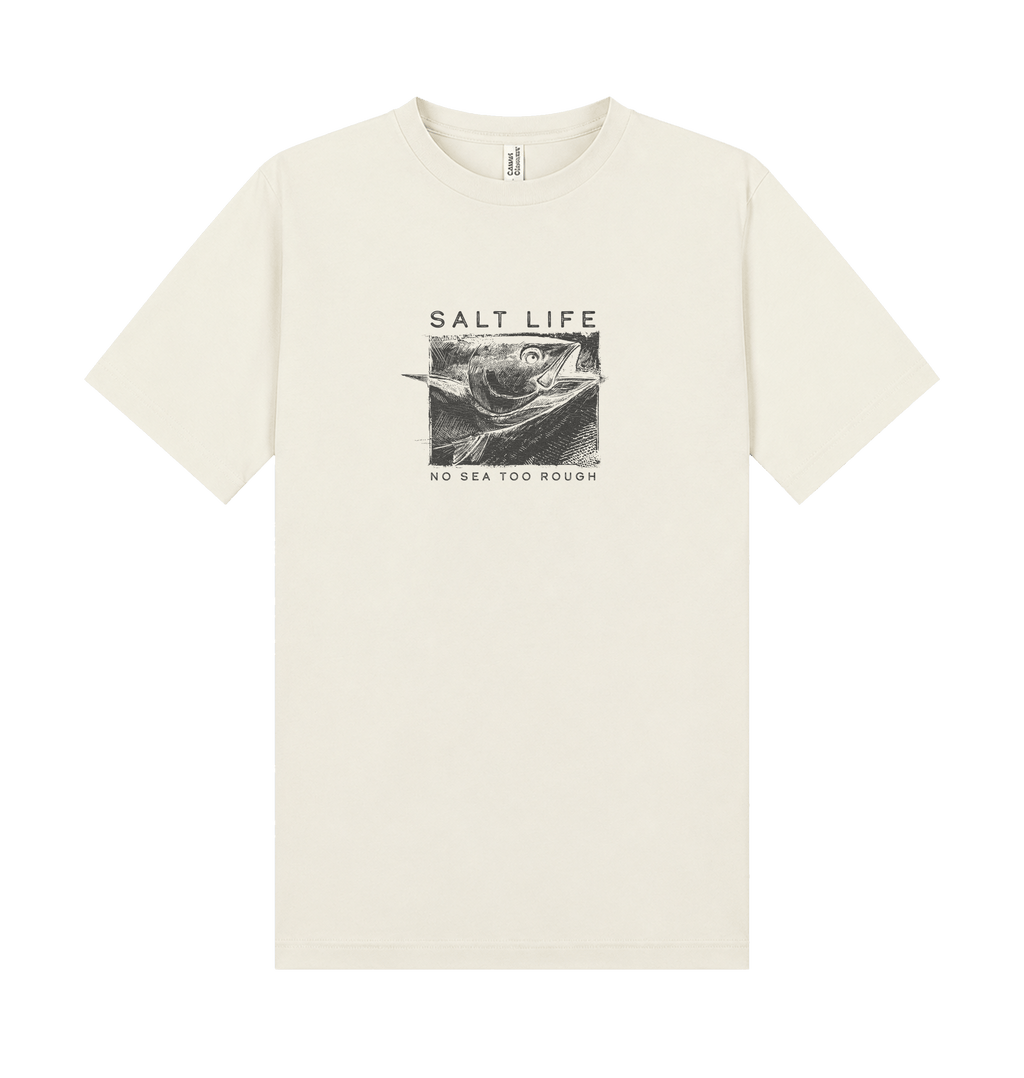 Ecru Printed T-shirt Front