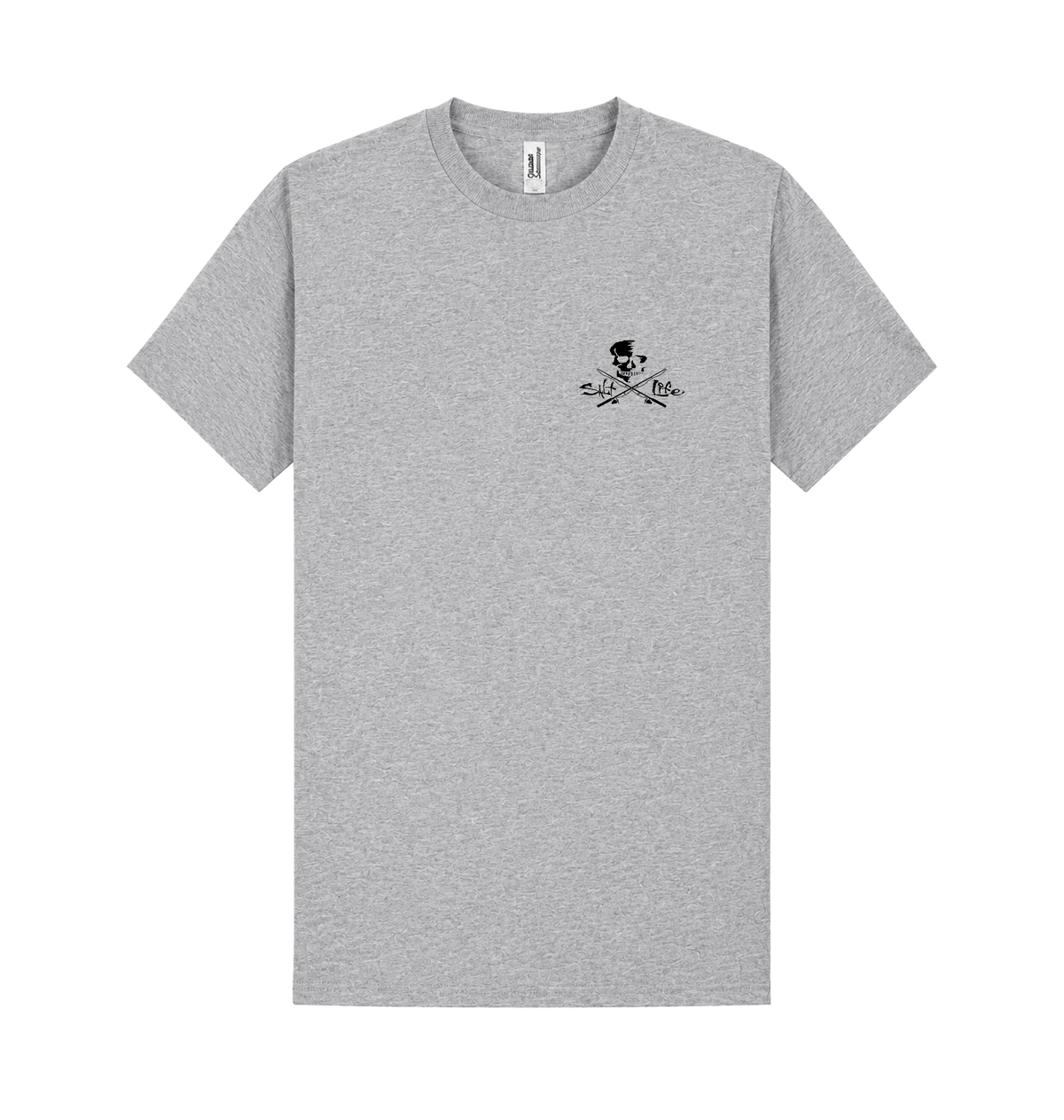 Heather Grey Printed T-shirt Front