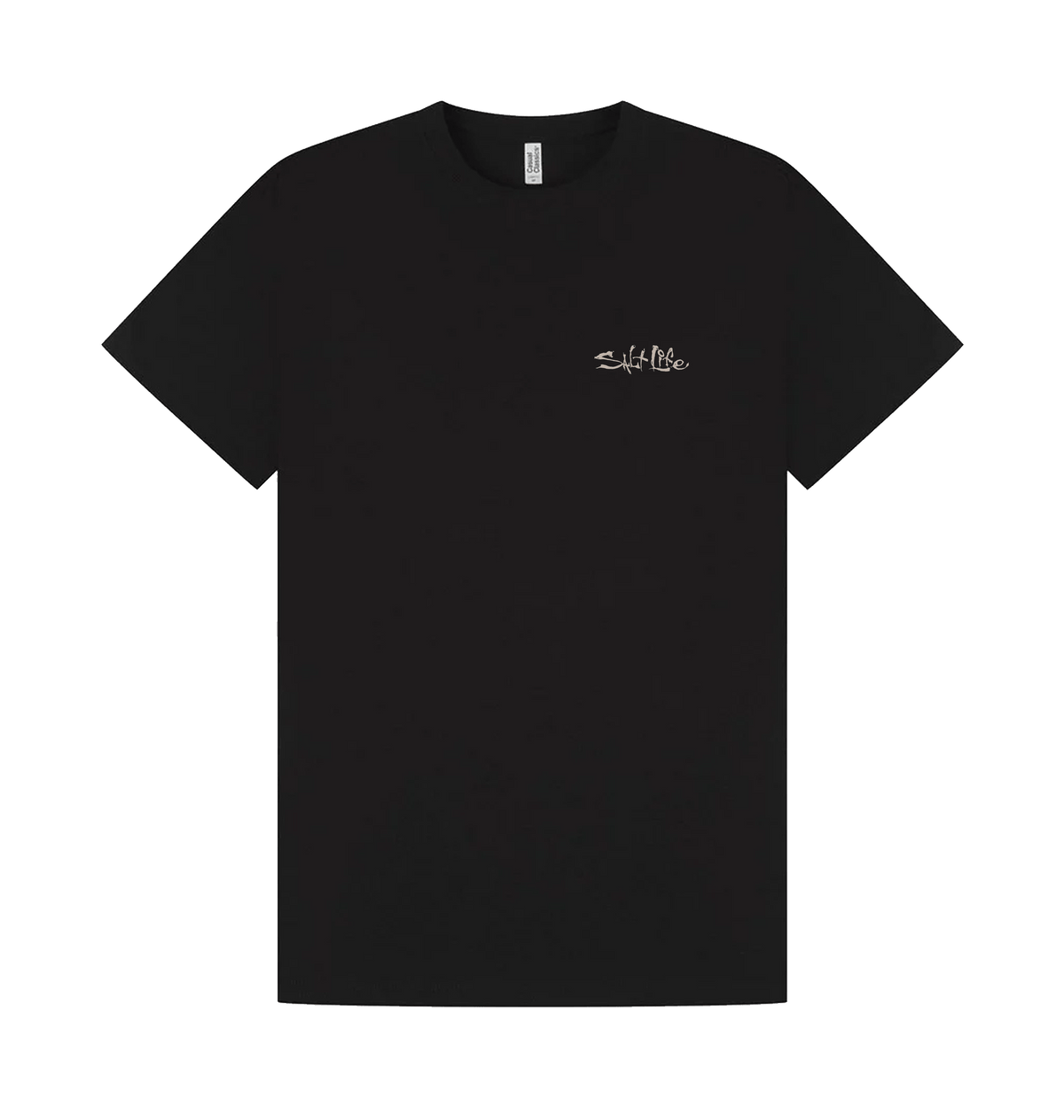 Black Printed T-shirt Front