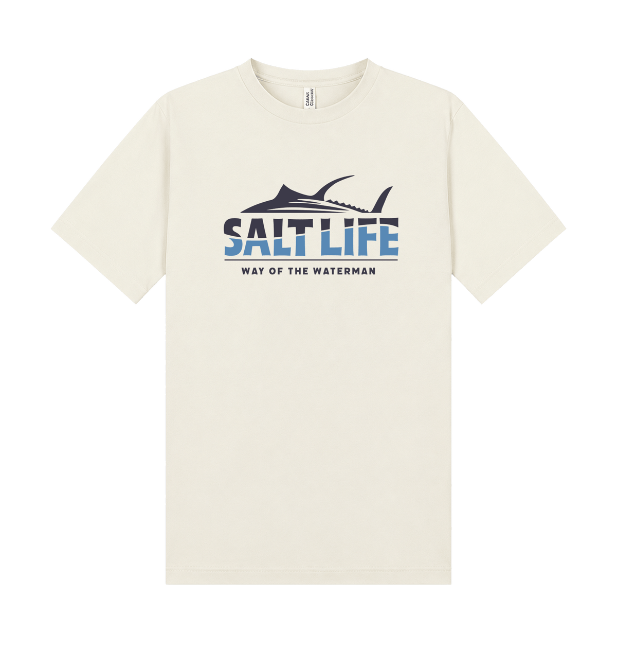 Ecru Printed T-shirt Front