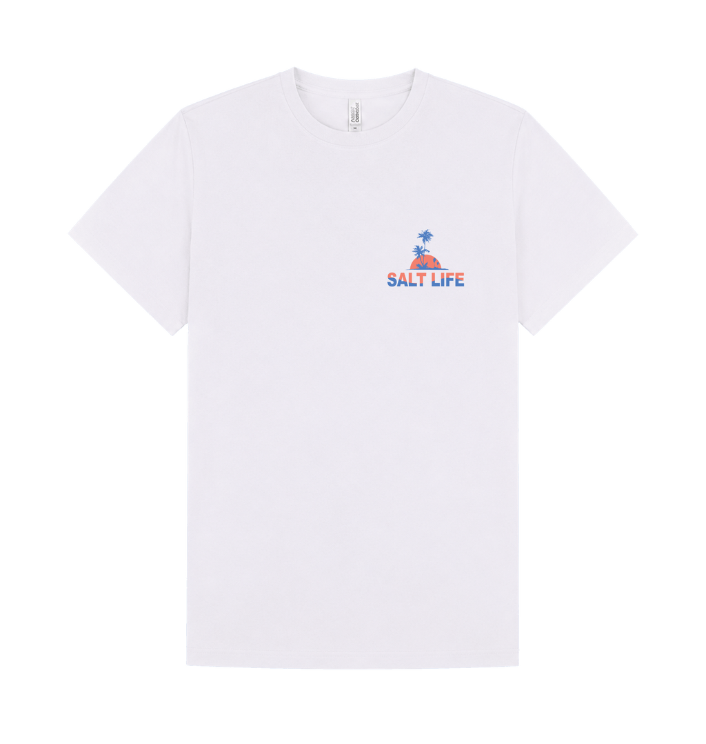 White Printed T-shirt Front