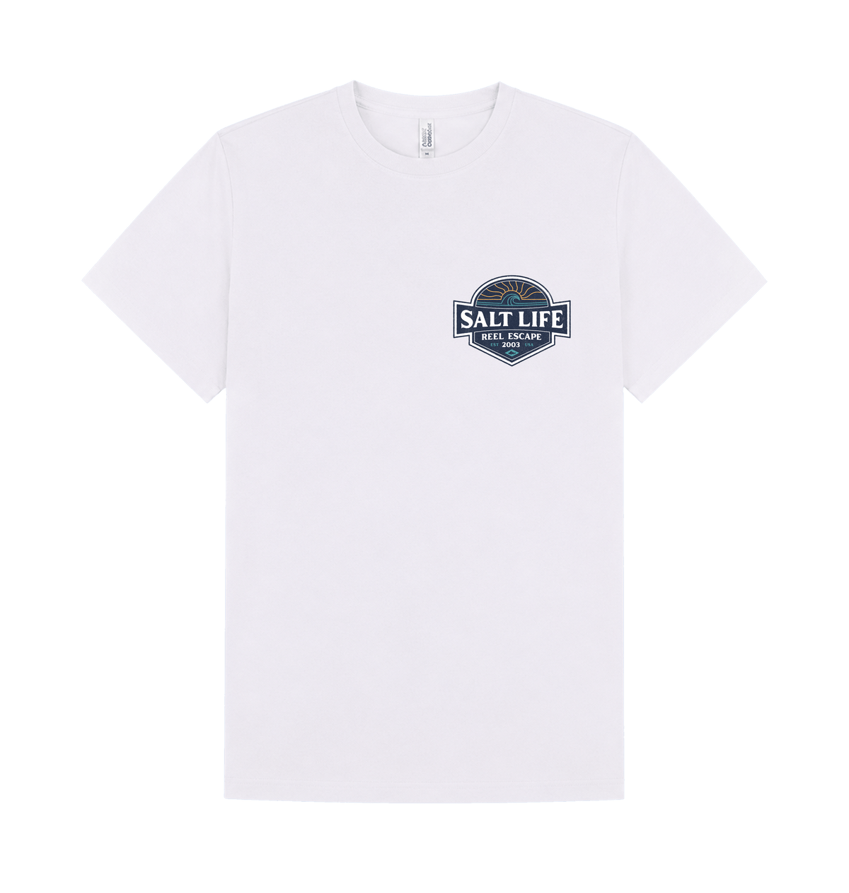 White Printed T-shirt Front