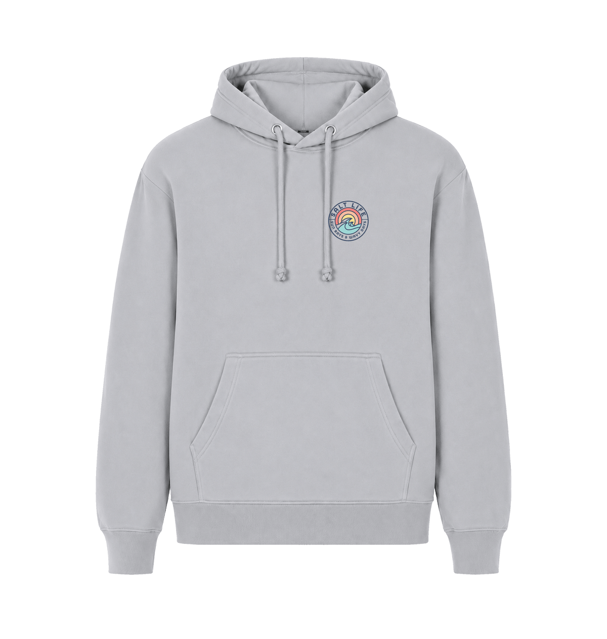 Sport Grey Printed Hoody Front